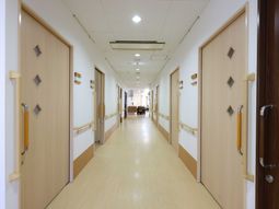 清潔な廊下の一角