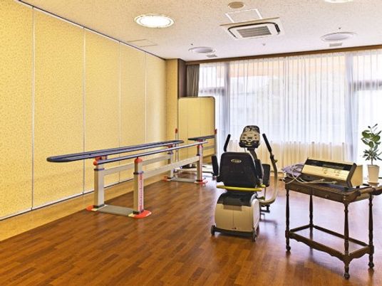 訓練用具のある部屋