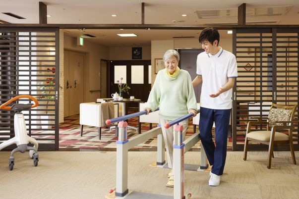 バリアフリー設計のトイレ