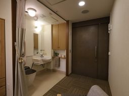 洗練された居室の一角