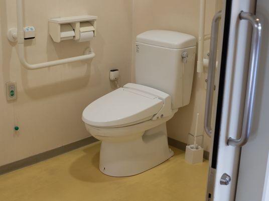 バリアフリー設計のトイレ