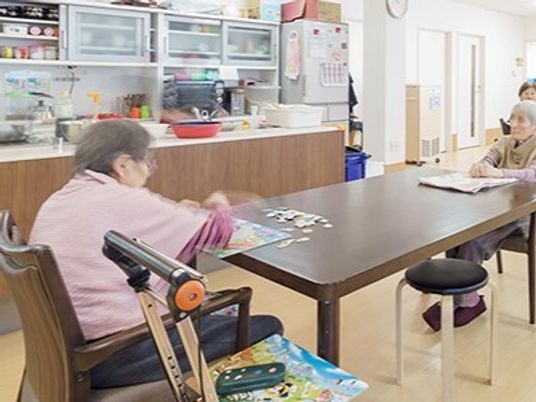 共有スペースでのふれあい