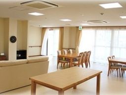 明るい共用スペース