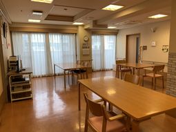 共用スペースの明るい様子