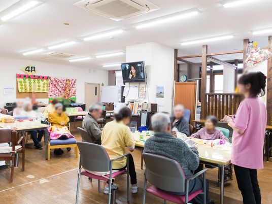 活動の様子がある居室