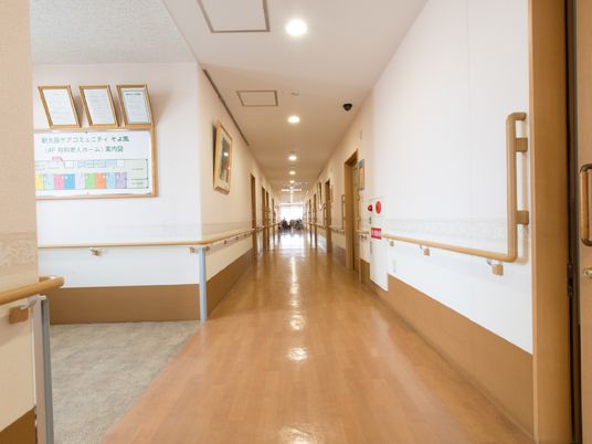 清潔感のある廊下