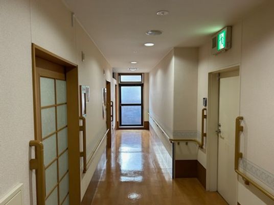 安心のサポート体制廊下