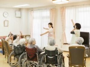 レクリエーション実施中の居室