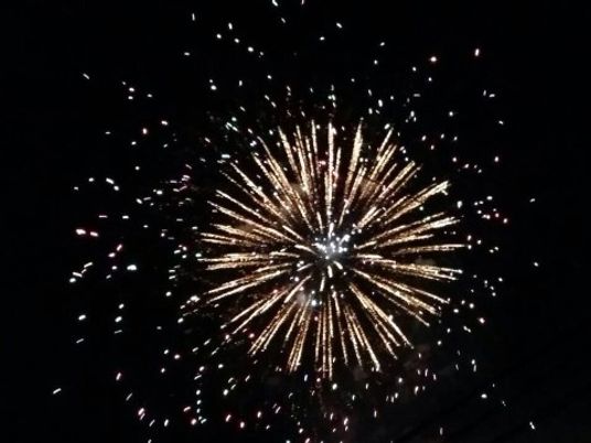夜空を彩る煌びやかな花火