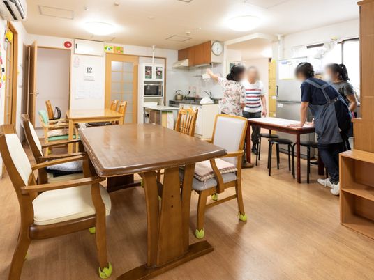 共用キッチンの日常風景