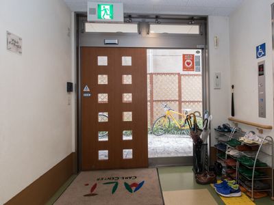 出入り口と靴ラック