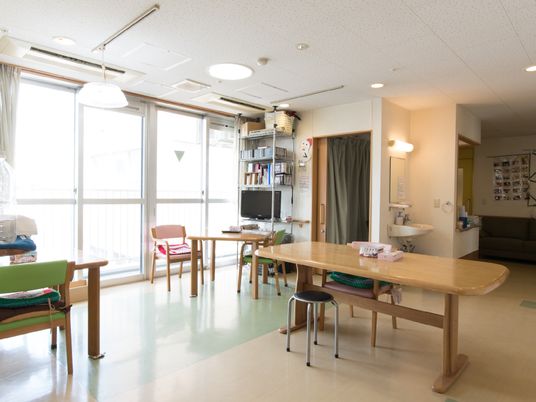 共有スペースの明るい様子