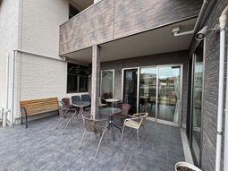 開放的なテラス