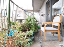 緑あふれる居心地の良いバルコニー