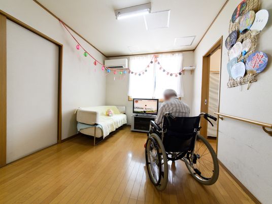 ゆったりとした居室の一コマ