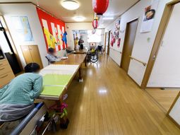 廊下の日常風景