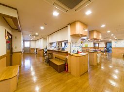 明るい共有スペース