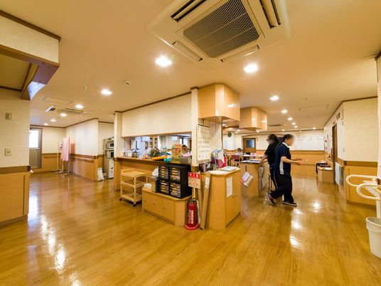 共有ラウンジの風景