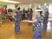 浴衣姿の人々の活動