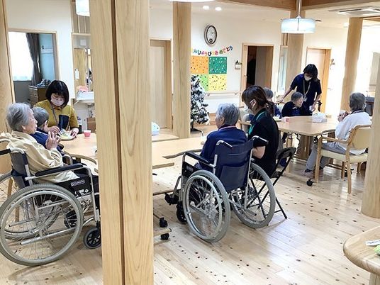 和やかな居室の様子