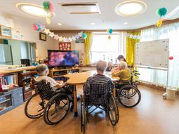 明るい共有スペース