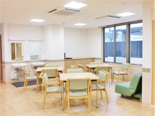 清潔な居室の一角