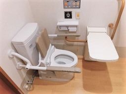 バリアフリーのトイレ