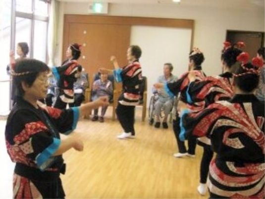 盆踊りイベントの様子