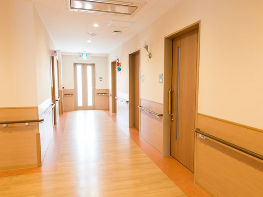 清潔な廊下の一角