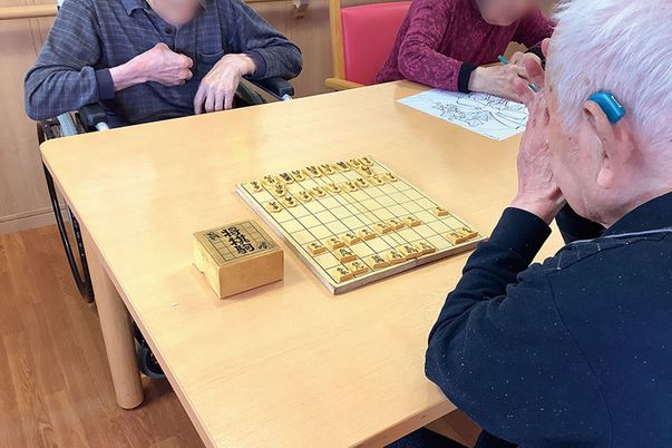 皆で遊ぶ居室