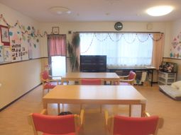 明るい共用スペース