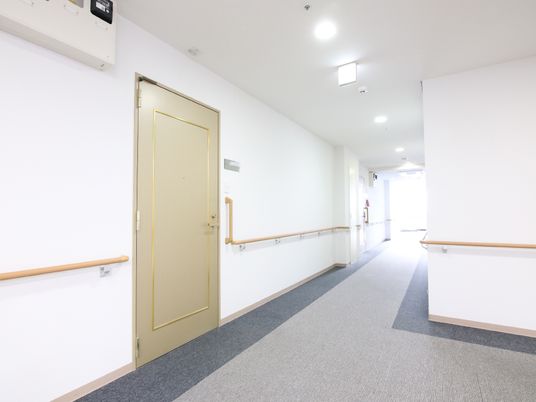 清潔な廊下の一角