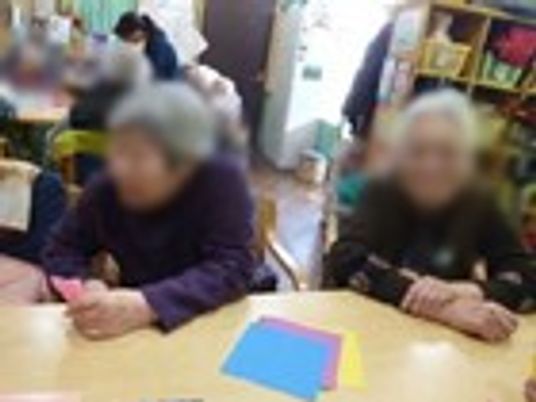 楽しそうな交流の場