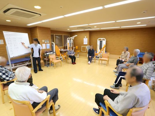 活動中の機能訓練室
