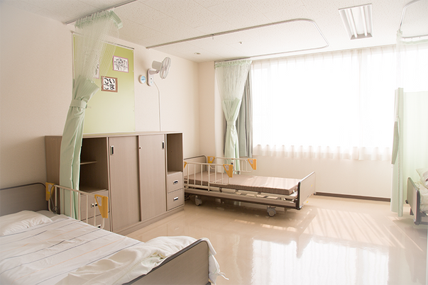 日差しが入る居室