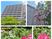 花と建物の外観  