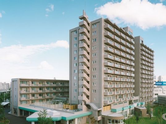 多階層建築の外観