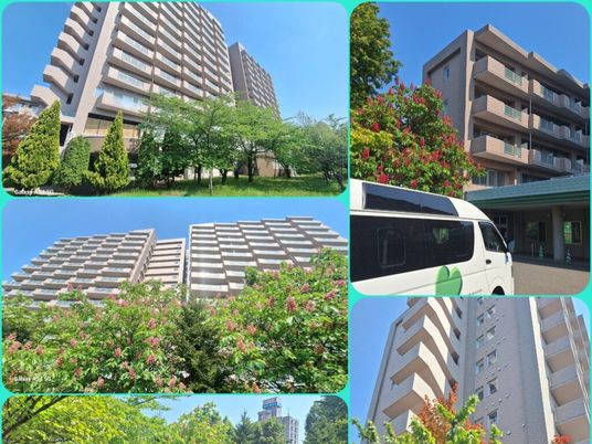 外観と送迎車の外観  