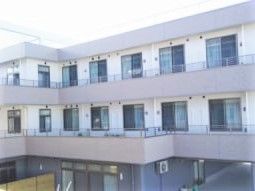 明るい建物の中庭