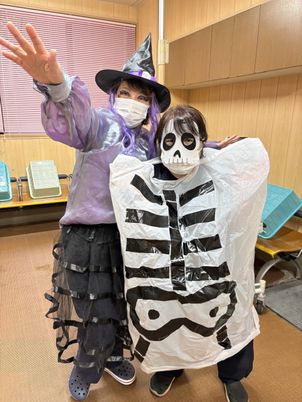 ハロウィンの様子