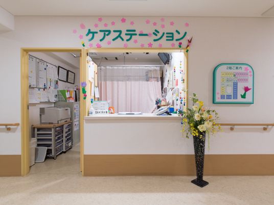 カラフルなナースステーション