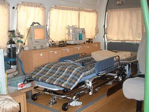 介護用ベッドの居室  