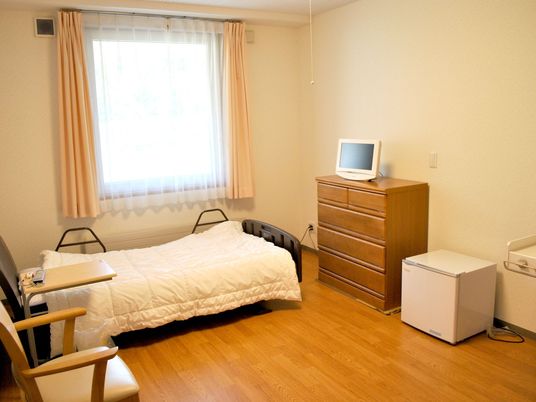 明るい居室  