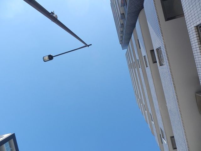 建物外観 外観   青空を背景にした建物の外観です。高層で縦に並ぶ窓が見え、落ち着いた雰囲気があります。
