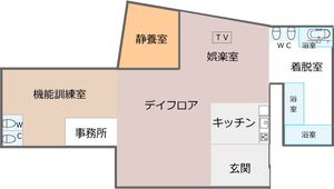 共有スペースの見取り図