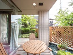 心地よい開放感のバルコニー