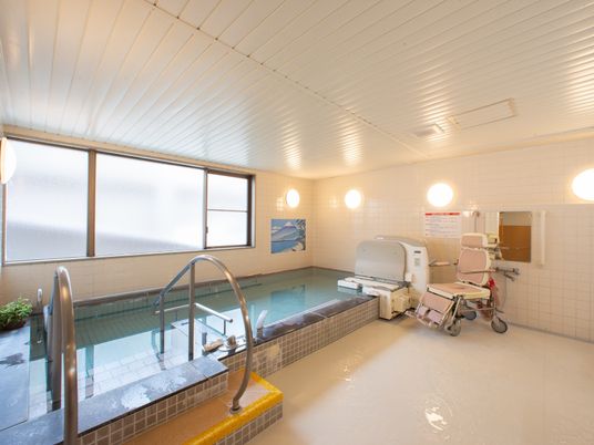 バリアフリーのバスルーム