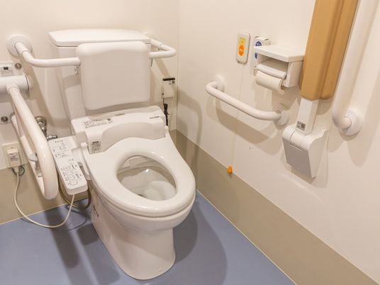便利な設備のトイレ
