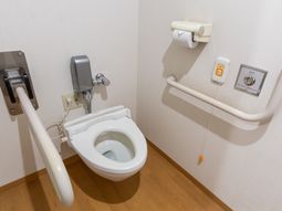 快適な設備のトイレ