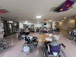 車椅子利用者が集うエリア